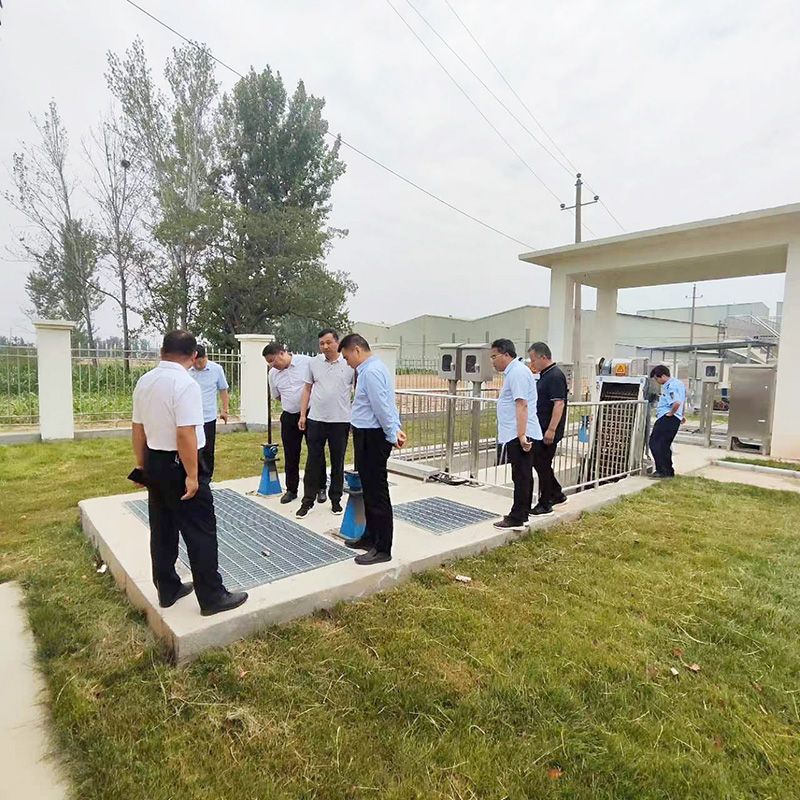 熱烈歡迎各領導視(shi)詧我(wo)司承建的寧陵縣汚水處理廠項目